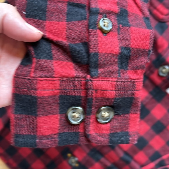 NWT Carhartt Women’s Rugged Flex Loose Fit Midweight Flannel Long Sleeve Sz 4-6 - Picture 7 of 11